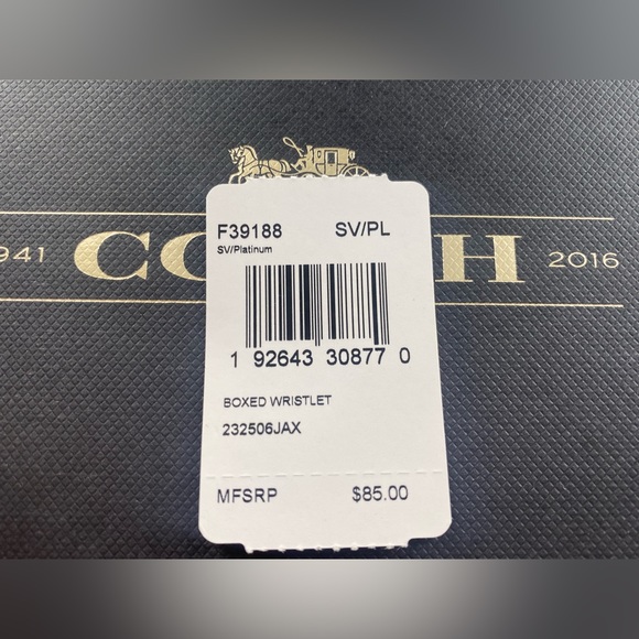 Boxed Signature Debossed Patent Corner Zip Wristlet - Picture 4 of 4